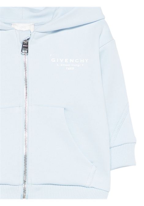 Felpa con logo e cappuccio GIVENCHY KIDS | H3119577L